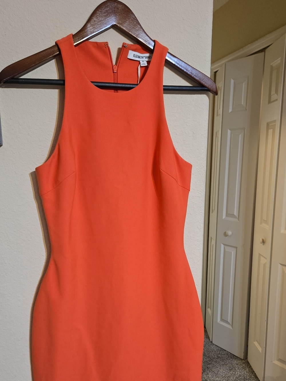 Elizabeth and James Mini Dress in Orange Size Small Like New